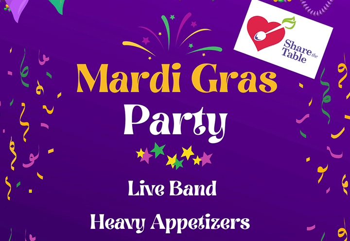 Mardi Gras Party | Share the Table Fundraiser