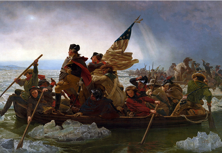 Historical Society of Topsail Island | Jodi Artman | George Washington Crossing the Delaware c. 1851