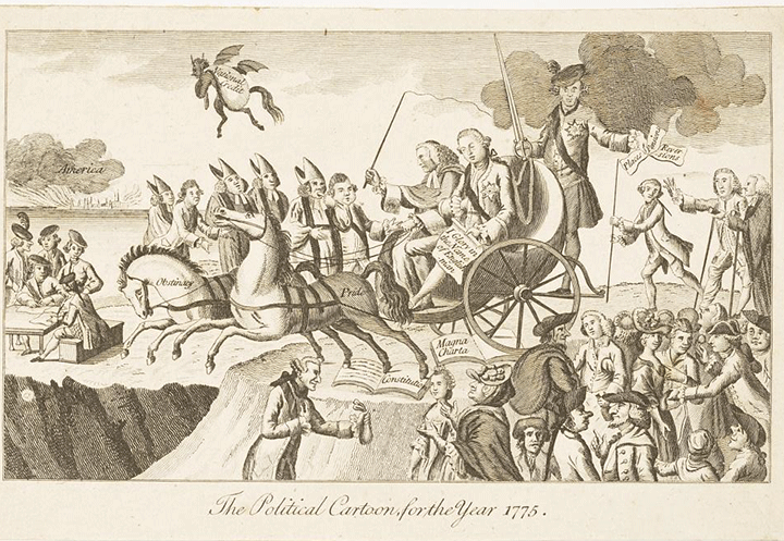 Historical Society of Topsail Island | Jodi Artman | Political Cartoon 1775