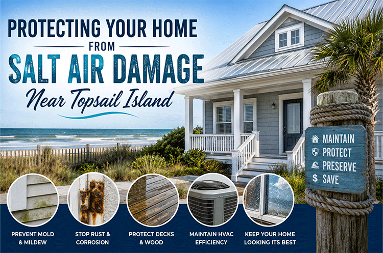 Protecting Your Home From Salt Air Damage Near Topsail Island